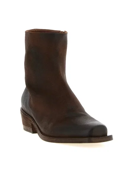 Buty do kostki Marsell skórzane brązowe