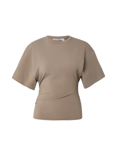 WEEKDAY Tricou Sharon pământiu