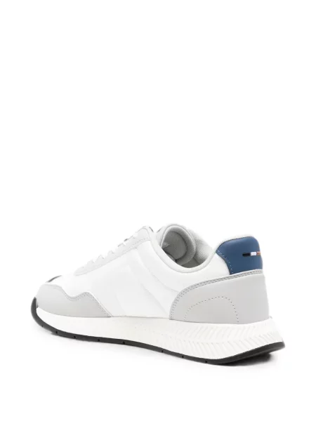 Sneakerși Boss cu imagine alb