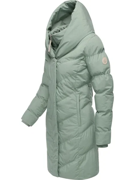 Ragwear Zimski plašč Natalka svetlo zelena