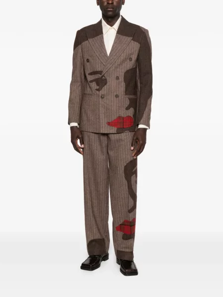 Pantaloni Kidsuper maro