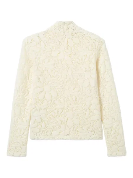 Heláncă La Doublej cu model floral din dantelă