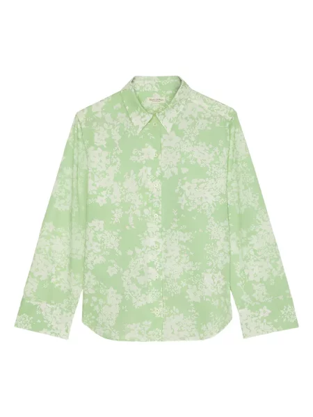 Cămașă Marc O'polo cu model floral cu imagine verde