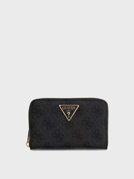 Кошелек Guess с принтом серый