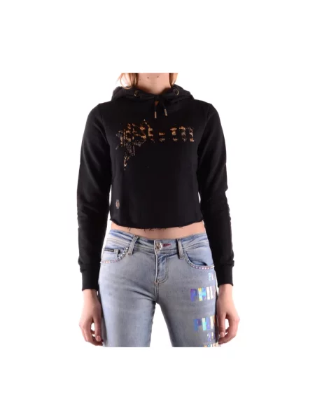 Bluza z kapturem Philipp Plein z kapturem czarna