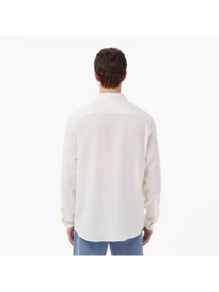Lacoste Koszula Slim Fit biała