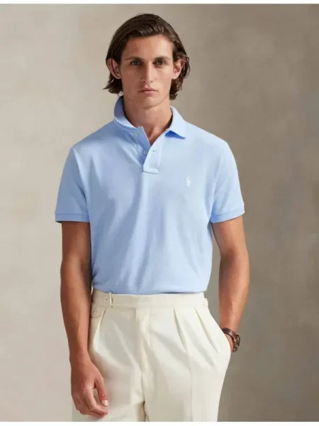 POLO RALPH LAUREN Tenisz póló | Custom slim fit kék