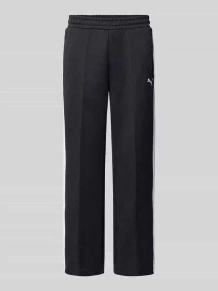 Spodnie dresowe o kroju regular fit z wyhaftowanym logo Model Always On' Puma Performance czarne