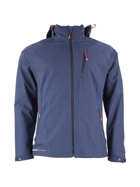 Geacă Peak Mountain softshell albastru