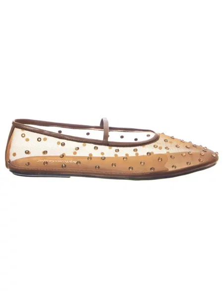 Balerinki Jeffrey Campbell skórzane brązowe