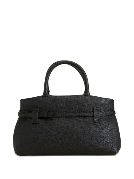 Geanta de piele Manu Atelier din piele cu cataramă negru