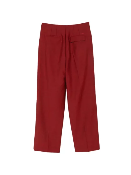 Pantaloni Lacoste roșu