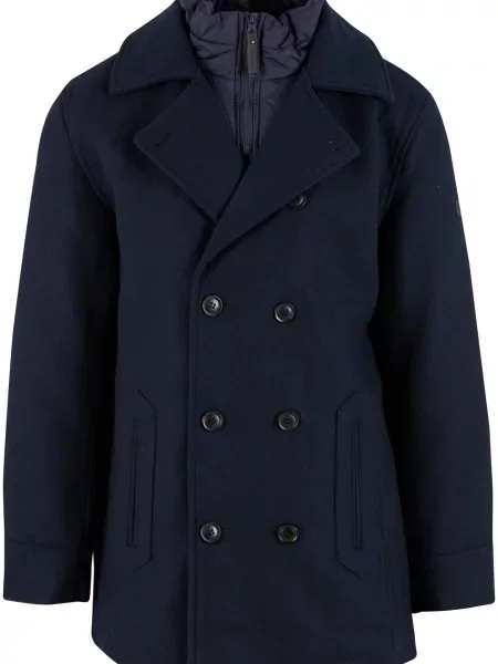 INDICODE JEANS Zimní kabát Lunillo tmavě modrá