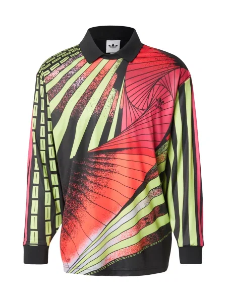 ADIDAS ORIGINALS Tricou GOALIE galben citron / portocaliu / roz negru