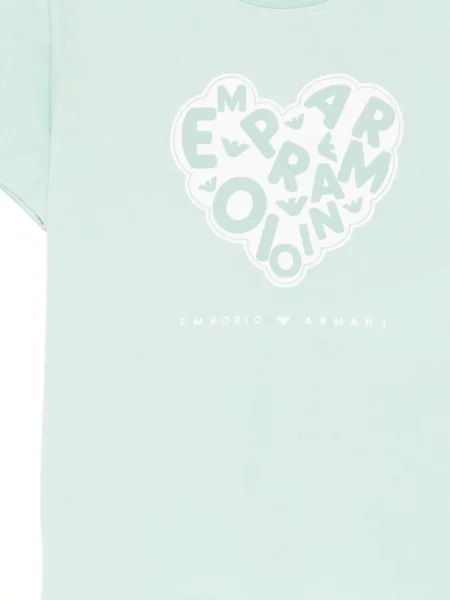 Dětské tričko Emporio Armani růžové