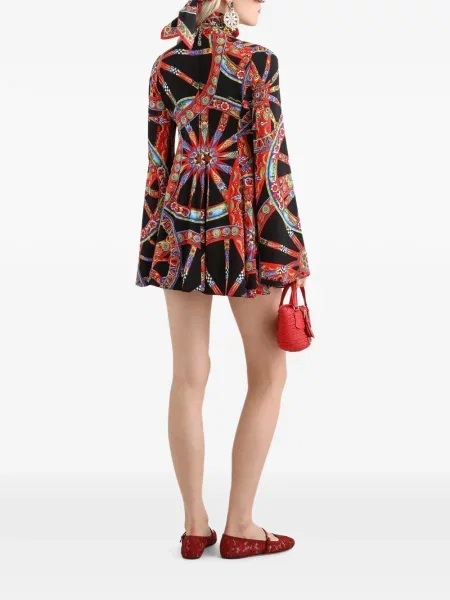 Rochie Dolce & Gabbana cu imagine negru