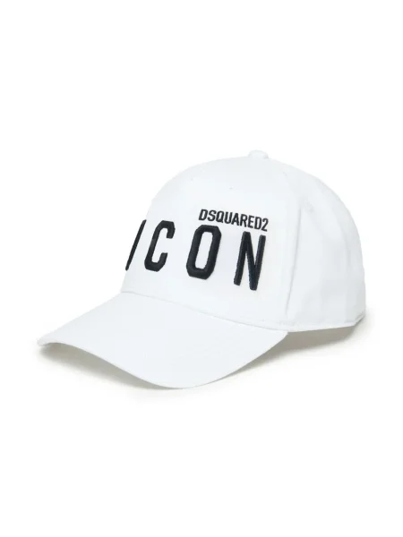 Czapka z daszkiem dziecięca Dsquared2 biała