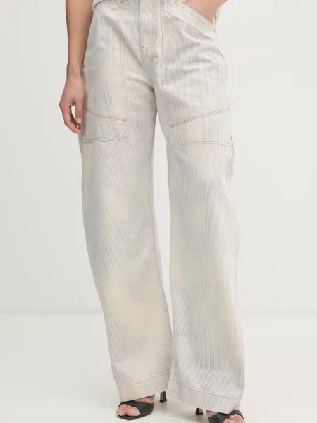 BOSS Orange jeansy relaxed fit C CARGO BALLOON niebieskie