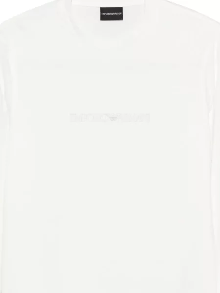 Tricou Emporio Armani lung alb