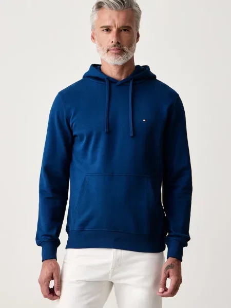 Tommy Hilfiger hanorac cu glugă pentru bărbați din albastru
