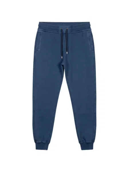Pantaloni Moorer alergare cu cordon albastru