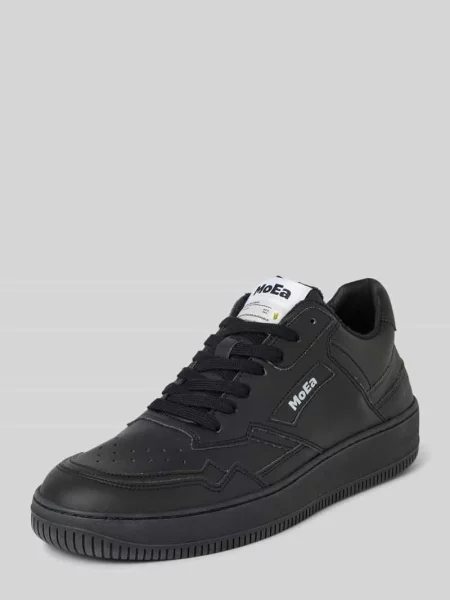 Sneakersy z naszywką z logo i nadrukiem z logo model ‘Grape’ Moea czarne