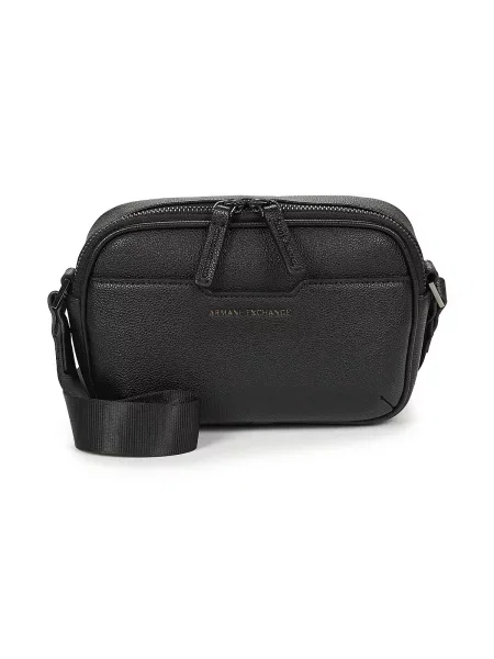 Taška přes rameno Armani Exchange černá