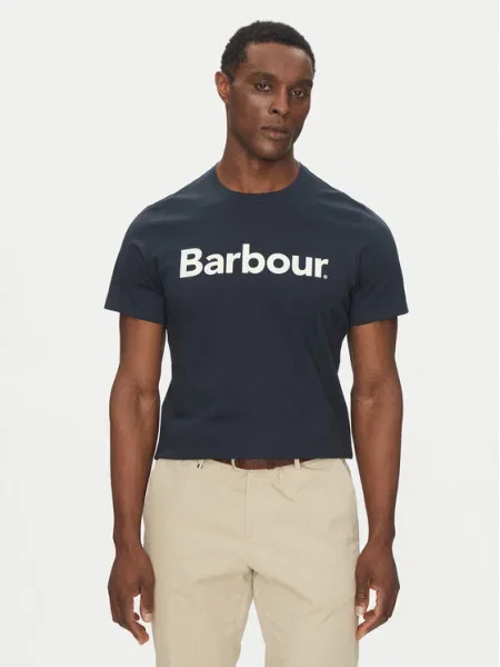 Barbour Tricou Logo Bleumarin Tailored Fit