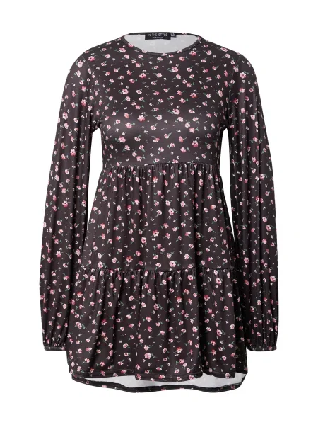In The Style Rochie verde mentă / roz / roz / negru alb