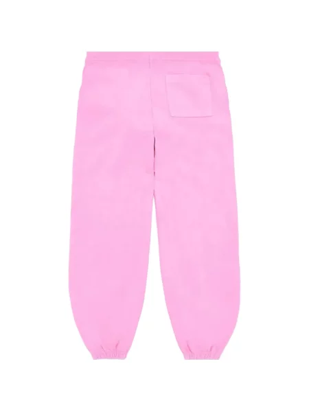 Pantaloni Sp5der cu imagine alergare roz