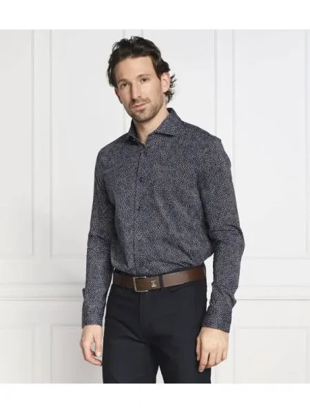 BOSS BLACK Cămașă | Casual fit negru