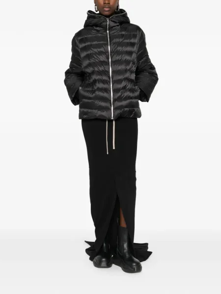 Fusta maxi Moncler + Rick Owens tricotate lungă negru