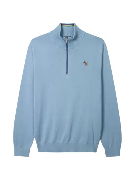 Svetr Ps Paul Smith se zebřím vzorem modrý