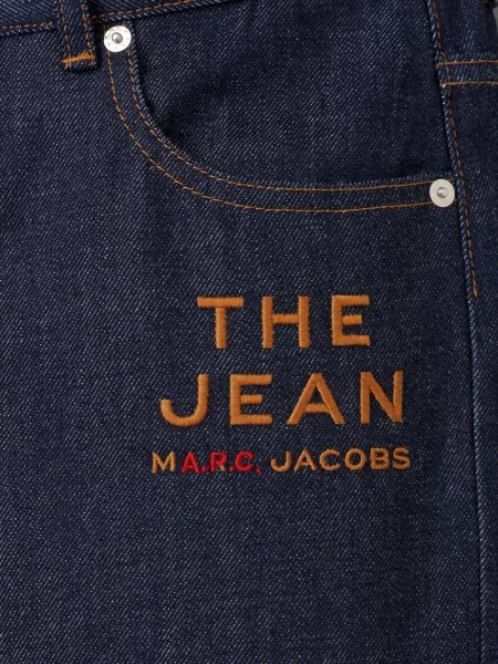 Blugi Marc Jacobs cu broderie albastru