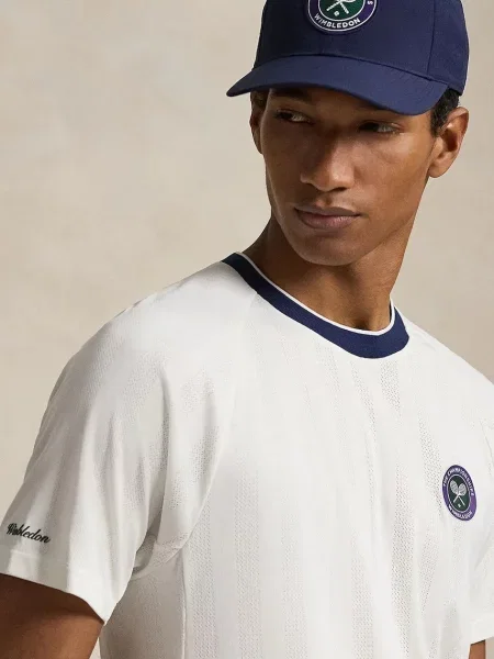 Polo Ralph Lauren тениска мъжка Wimbledon бяло