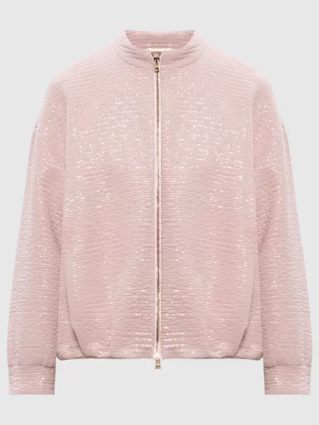 Куртка з паєтками Herno рожева