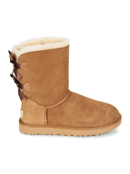 Tenisky Ugg s mašľou béžová