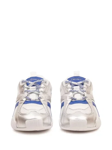 Sneakerși Versace din piele alb