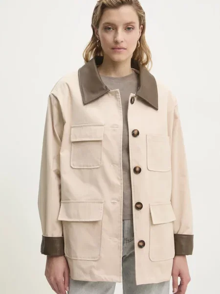 Answear Lab kurtka przejściowa beżowy