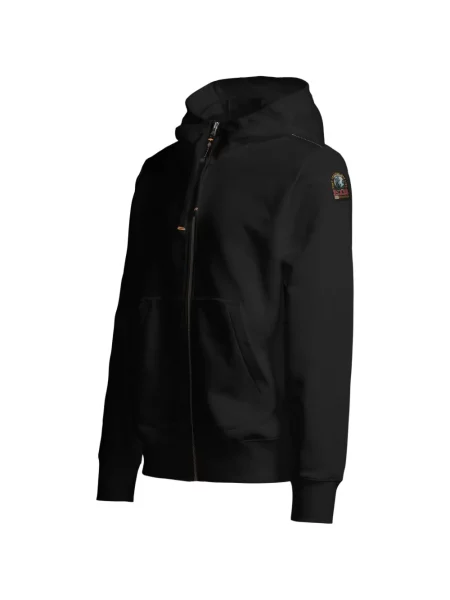 Mikina s kapucí Parajumpers s autogramem černá