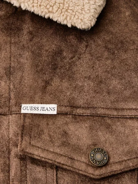 Guess Jeans куртка-сорочка велюрова
