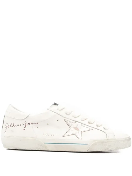 Sneakerși Golden Goose din piele alb