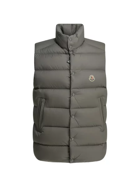Matlasat vestă Moncler Tibb gri