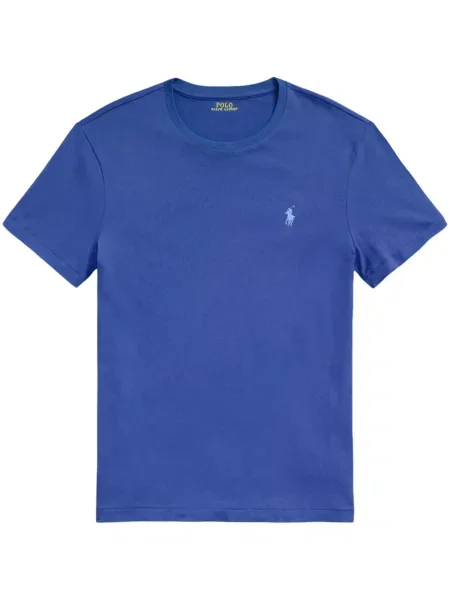 Αρκουδάκι polo Polo Ralph Lauren υφαίνω διαγωνίως με σχέδιο μπλε