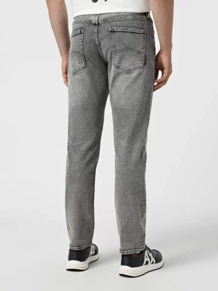Прямые джинсы Armani Exchange серые