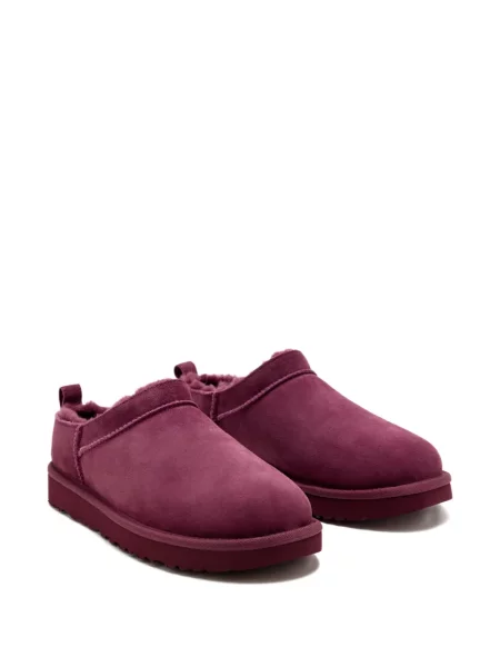 Papuci de casă Ugg din piele de căprioară roz