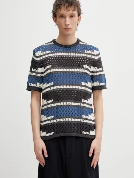 Daily Paper kente stripe tricou ajurat bărbați