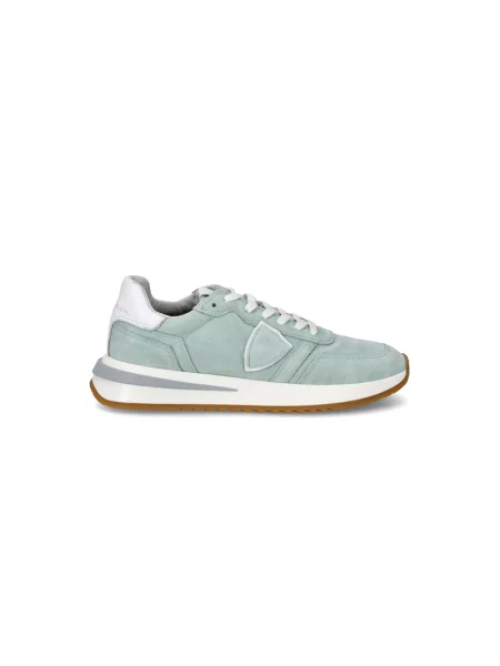 Buty do biegania Philippe Model zamszowe do biegania niebieskie