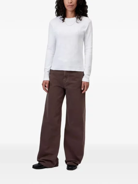 Blugi cu picior larg Carhartt Wip maro