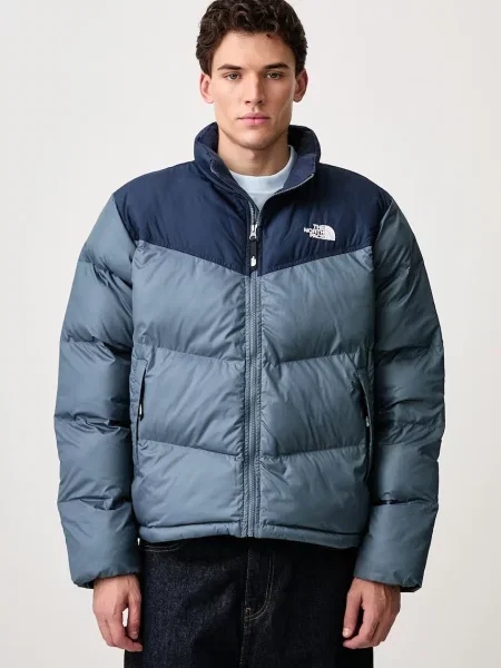 The North Face geacă matlasată pentru bărbați Saikuru albastru